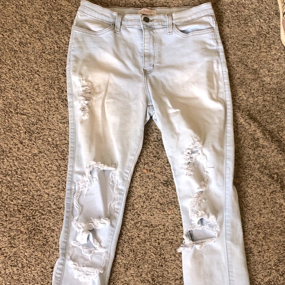 BOUTIQUE RIPPED SKINNY JEANS SIZE 13!!!